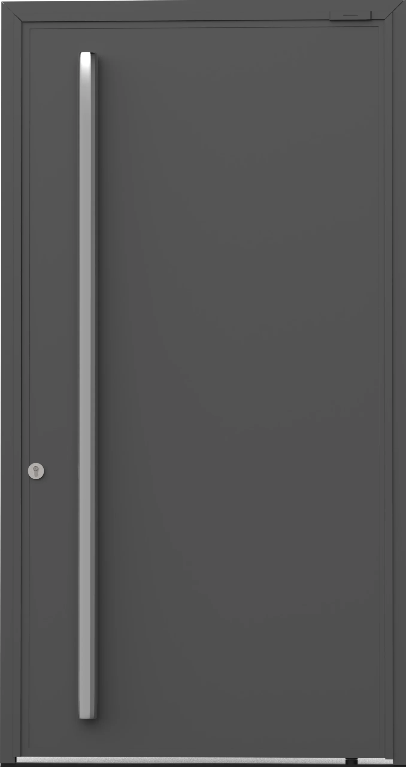 Puerta lisa gris