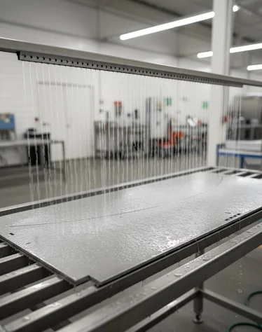 Lavado interior de hoja chapa