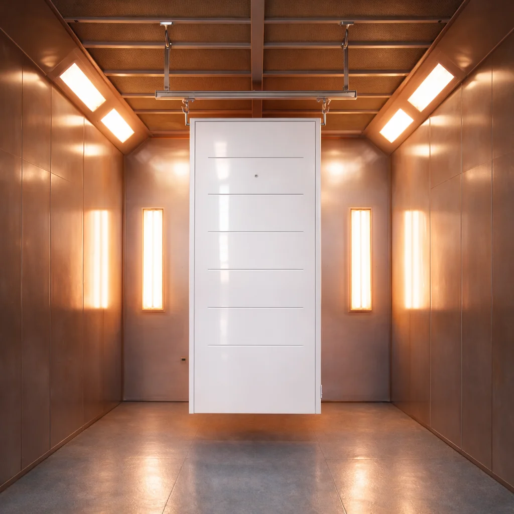 Fragmento de Pintura al horno poliester