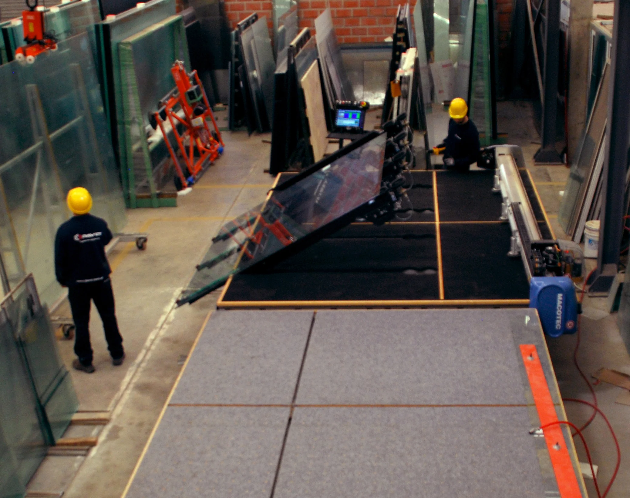 Imagen del desarrollo de la fabrica