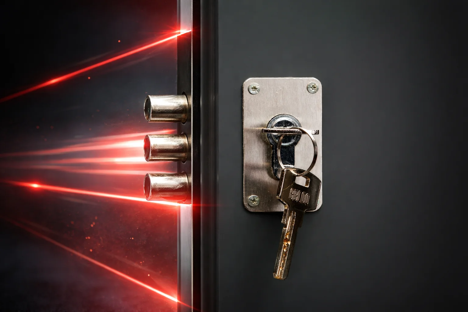 Detalle de triple perno